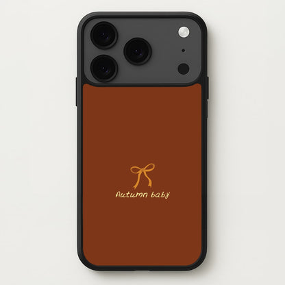 Autumn Baby Phone Case for iPhone 17 Pro Max