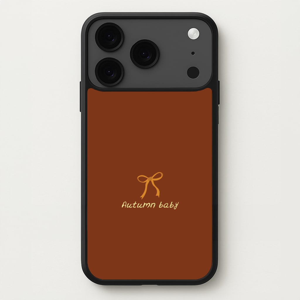 Autumn Baby Phone Case for iPhone 17 Pro