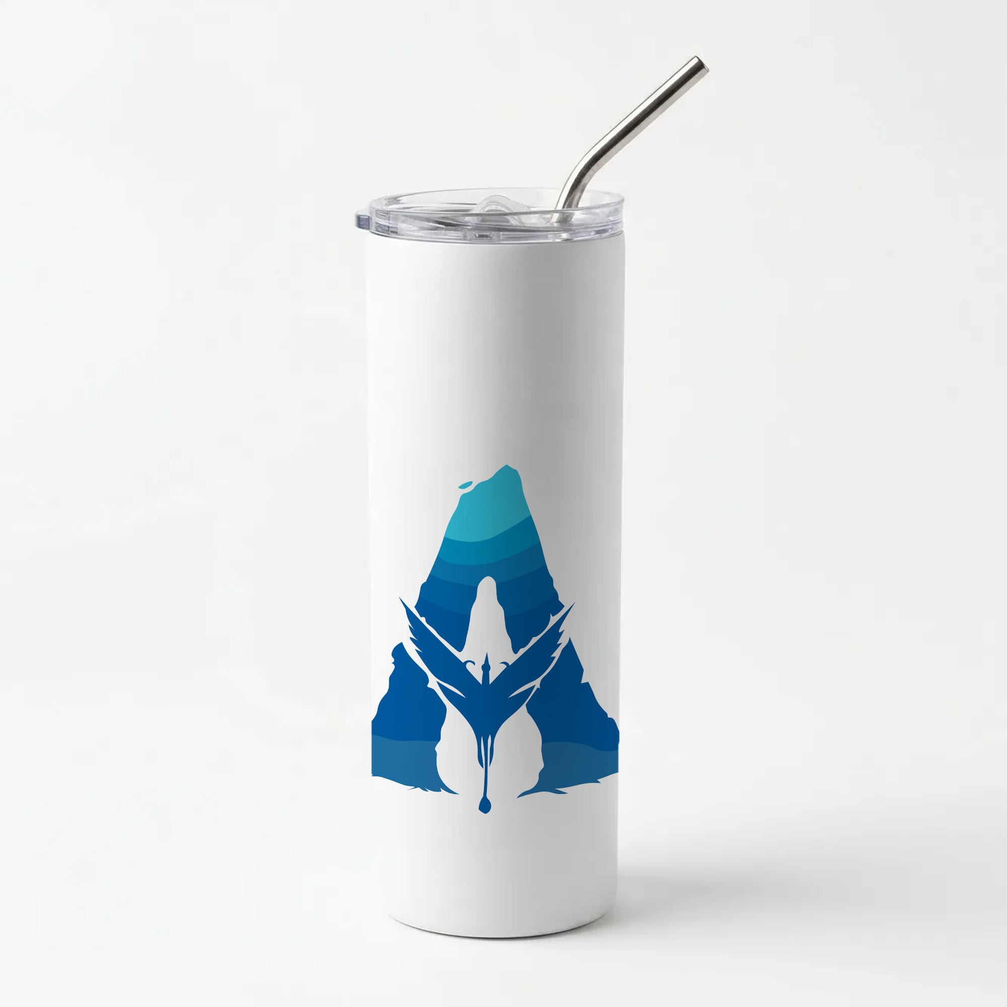 Alien World Logo Skinny Tumbler
