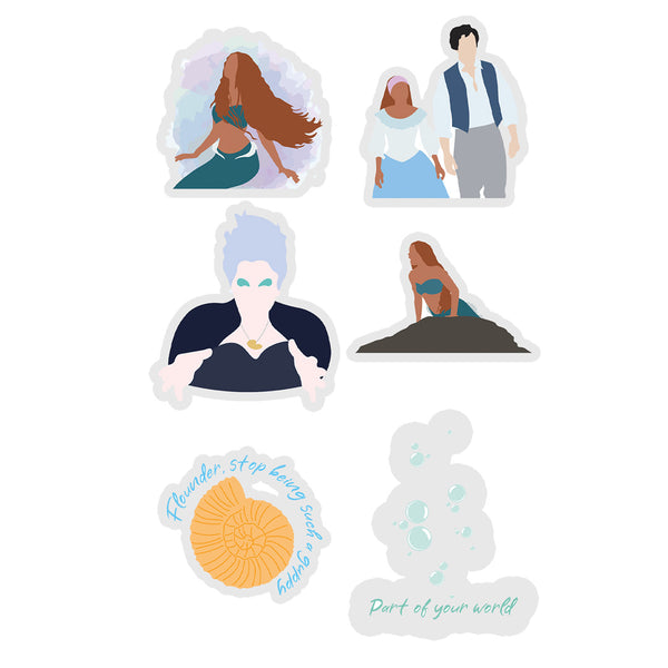 The Little Mermaid Sticker Bundle