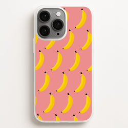 Banana Pattern  - Summer Phone Case for iPhone 16 Pro Max