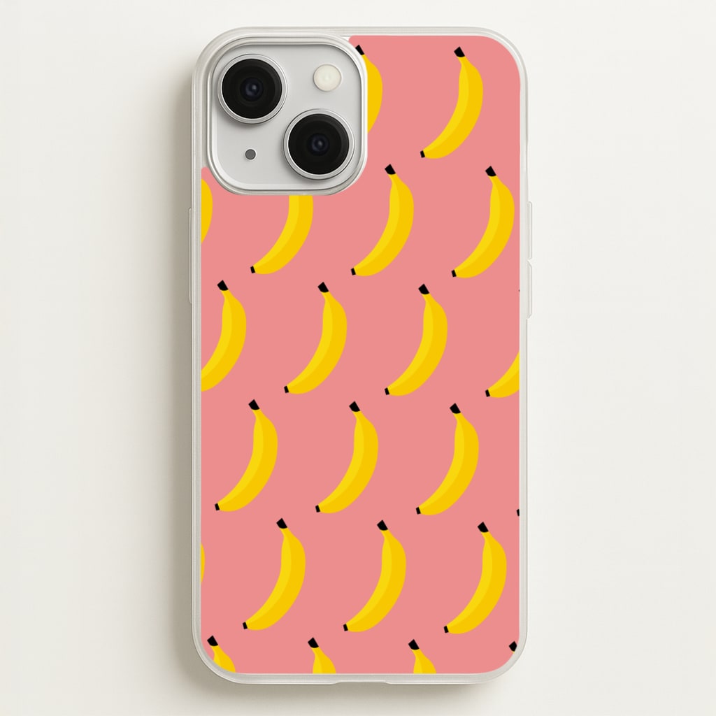 Banana Pattern  - Summer Phone Case for iPhone 13 Mini