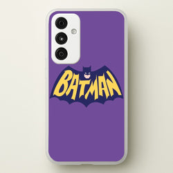 Bat Superhero Purple Logo  - Batman Phone Case for Galaxy A35