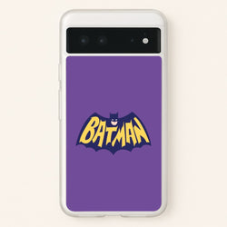 Bat Superhero Purple Logo  - Batman Phone Case for Google Pixel 6