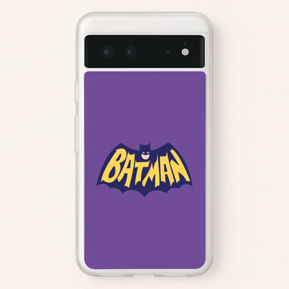 Bat Superhero Purple Logo  - Batman Phone Case for Google Pixel 6