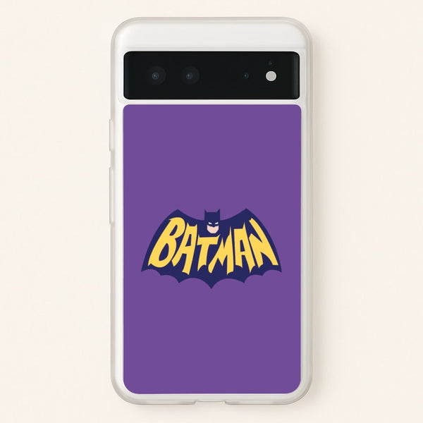 Bat Superhero Purple Logo  - Batman Phone Case for Google Pixel 6