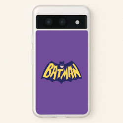 Bat Superhero Purple Logo  - Batman Phone Case for Google Pixel 8a