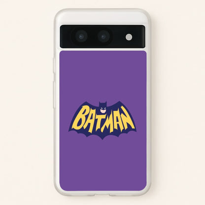 Bat Superhero Purple Logo  - Batman Phone Case for Google Pixel 8a