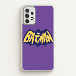 Bat Superhero Purple Logo  - Batman Phone Case for Galaxy A52 / A52s