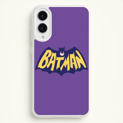 Bat Superhero Purple Logo  - Batman Phone Case for Galaxy S25 Edge