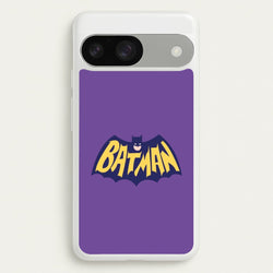 Bat Superhero Purple Logo  - Batman Phone Case for Google Pixel 9 / 9 Pro