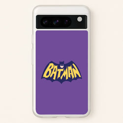 Bat Superhero Purple Logo  - Batman Phone Case for Google Pixel 8 Pro