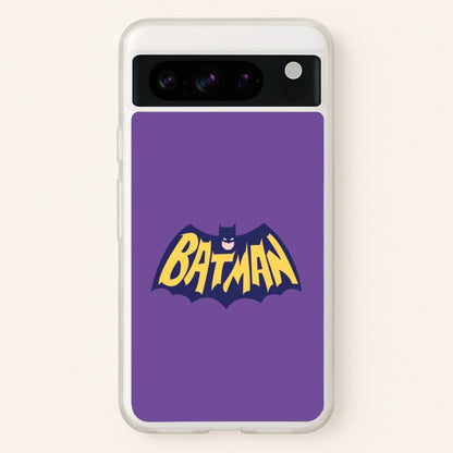 Bat Superhero Purple Logo  - Batman Phone Case for Google Pixel 8 Pro