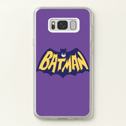 Bat Superhero Purple Logo  - Batman Phone Case for Galaxy S8 Plus