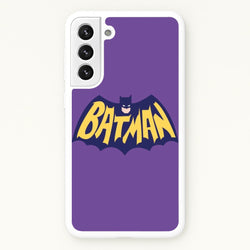 Bat Superhero Purple Logo  - Batman Phone Case for Galaxy S22 Plus