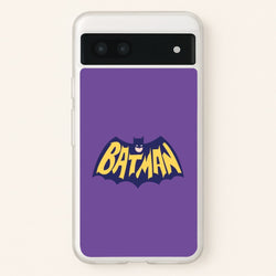 Bat Superhero Purple Logo  - Batman Phone Case for Google Pixel 7a