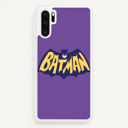 Bat Superhero Purple Logo  - Batman Phone Case for Huawei P30 Pro