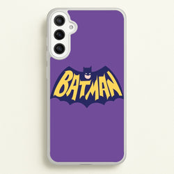 Bat Superhero Purple Logo  - Batman Phone Case for Galaxy A36
