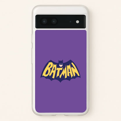 Bat Superhero Purple Logo  - Batman Phone Case for Google Pixel 7