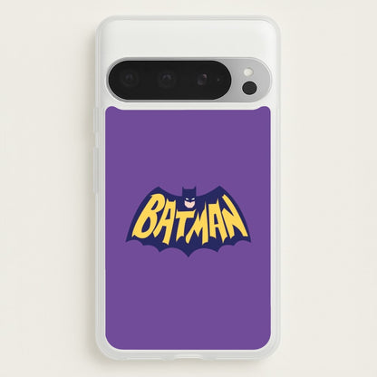 Bat Superhero Purple Logo  - Batman Phone Case for Google Pixel 9 Pro XL