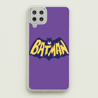 Bat Superhero Purple Logo  - Batman Phone Case for Galaxy A12