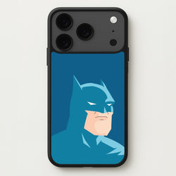 Blue Bat Superhero Phone Case for iPhone 17 Pro Max
