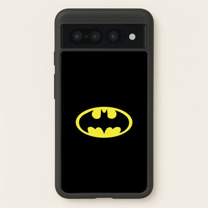 Black Bat Superhero Logo  - Batman Phone Case for Google Pixel 7 Pro