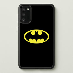 Black Bat Superhero Logo  - Batman Phone Case for Galaxy S20FE