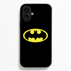 Black Bat Superhero Logo  - Batman Phone Case for iPhone 16 Plus