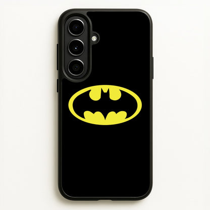 Black Bat Superhero Logo  - Batman Phone Case for Galaxy A56