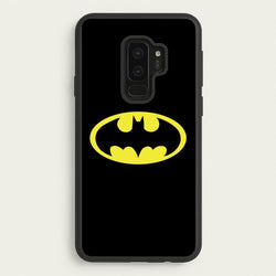 Black Bat Superhero Logo  - Batman Phone Case for Galaxy S9 Plus