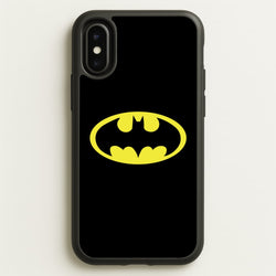 Black Bat Superhero Logo  - Batman Phone Case for iPhone X / XS