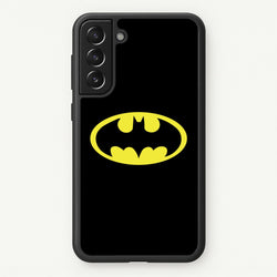 Black Bat Superhero Logo  - Batman Phone Case for Galaxy S22