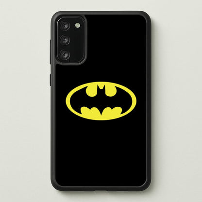 Black Bat Superhero Logo  - Batman Phone Case for Galaxy S20