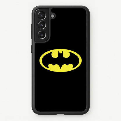 Black Bat Superhero Logo  - Batman Phone Case for Galaxy S21