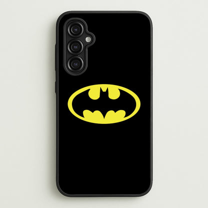 Black Bat Superhero Logo  - Batman Phone Case for Galaxy A14