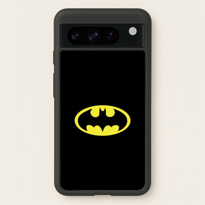 Black Bat Superhero Logo  - Batman Phone Case for Google Pixel 8 Pro