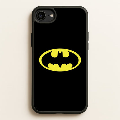 Black Bat Superhero Logo  - Batman Phone Case for iPhone 6 / 7 / 8 / SE