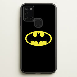 Black Bat Superhero Logo  - Batman Phone Case for Galaxy A21s