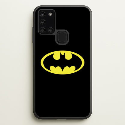 Black Bat Superhero Logo  - Batman Phone Case for Galaxy A21s