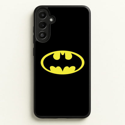 Black Bat Superhero Logo  - Batman Phone Case for Galaxy A34