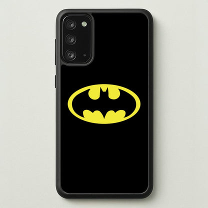 Black Bat Superhero Logo  - Batman Phone Case for Galaxy Note 20