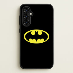 Black Bat Superhero Logo  - Batman Phone Case for Galaxy A54