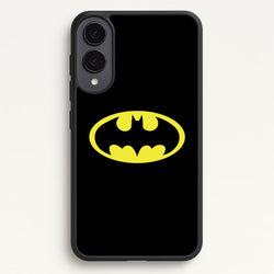 Black Bat Superhero Logo  - Batman Phone Case for Galaxy S25 Edge