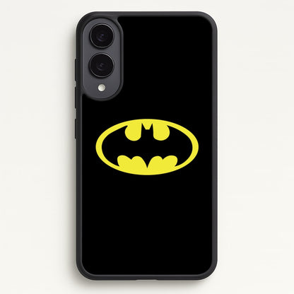 Black Bat Superhero Logo  - Batman Phone Case for Galaxy S25 Edge