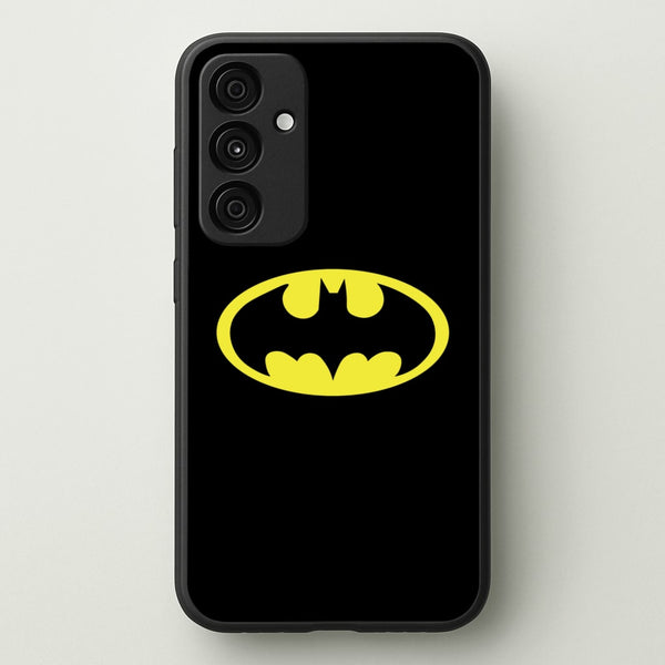 Black Bat Superhero Logo  - Batman Phone Case for Galaxy A35