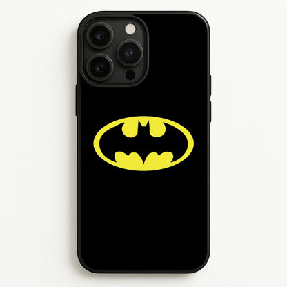 Black Bat Superhero Logo  - Batman Phone Case for iPhone 13 Pro Max