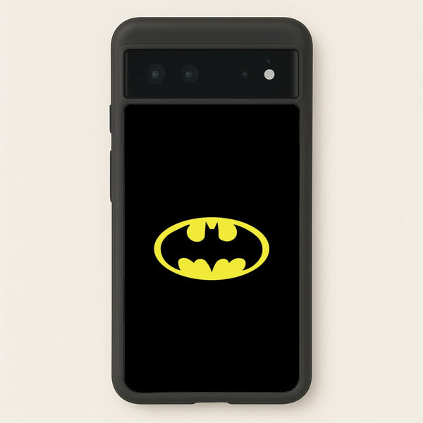 Black Bat Superhero Logo  - Batman Phone Case for Google Pixel 6