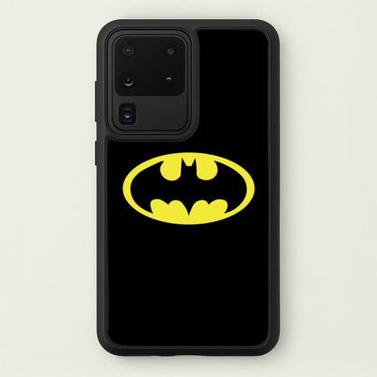 Black Bat Superhero Logo  - Batman Phone Case for Galaxy S20 Ultra
