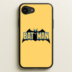 Yellow Bat Superhero Logo  - Batman Phone Case for iPhone 16e